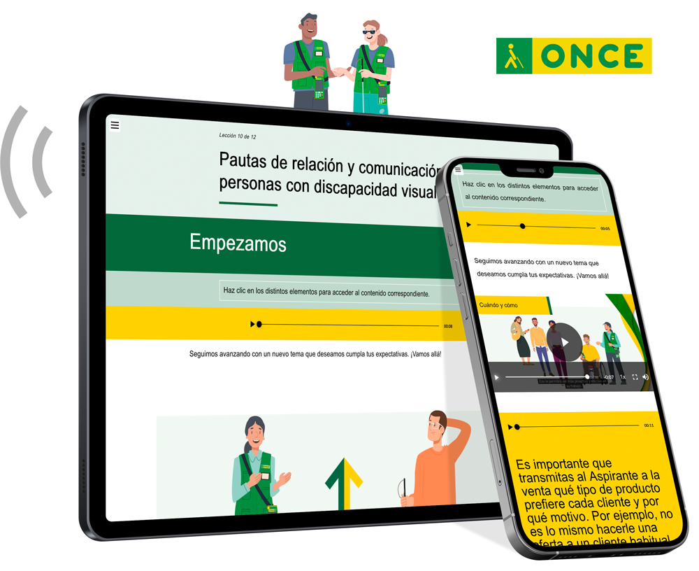 Material formativo Mentores y Mentoras de Aspirantes a la venta de la ONCE