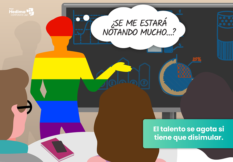 ¿Se me estará notando mucho? ¡Vaya pluma!El talento se agota si tiene que disimular.